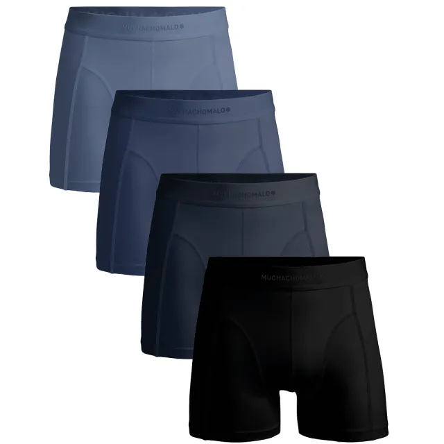 Muchachomalo Heren 4-pack Boxershorts Pima Cotton Veelkleurig