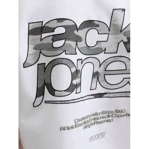 Jack & Jones junior t-shirt wit met backprint, foto 6