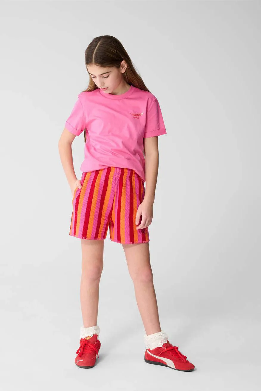Shoeby T-shirt met backprint roze, foto 5