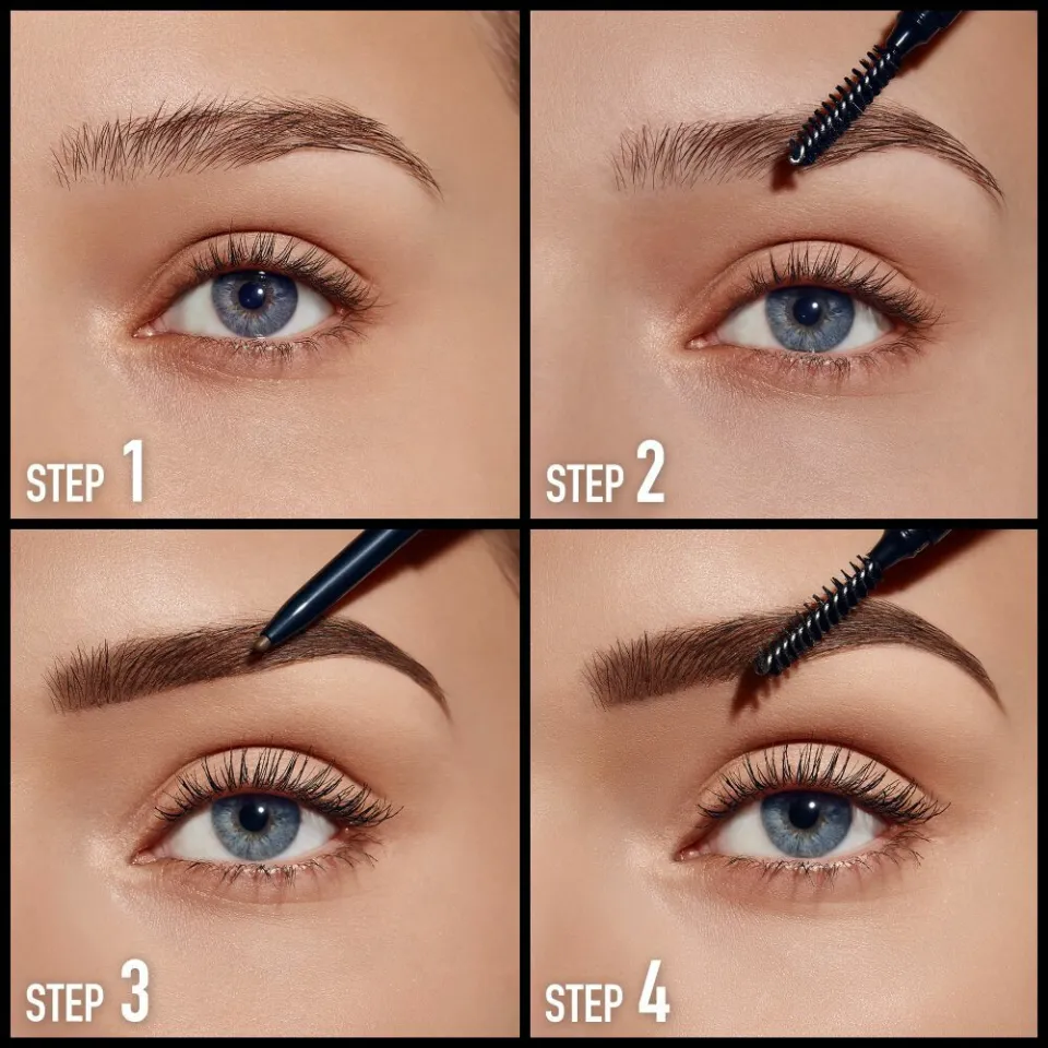 Max Factor Brow Shaper wenkbrauwpotlood 030 Deep Brown, foto 2