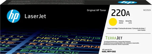 Hp 220A Geel Originele LaserJet Toner