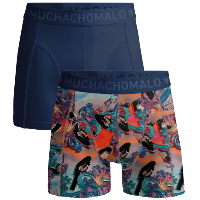 Muchachomalo Heren 2-pack Boxershorts Veelkleurig