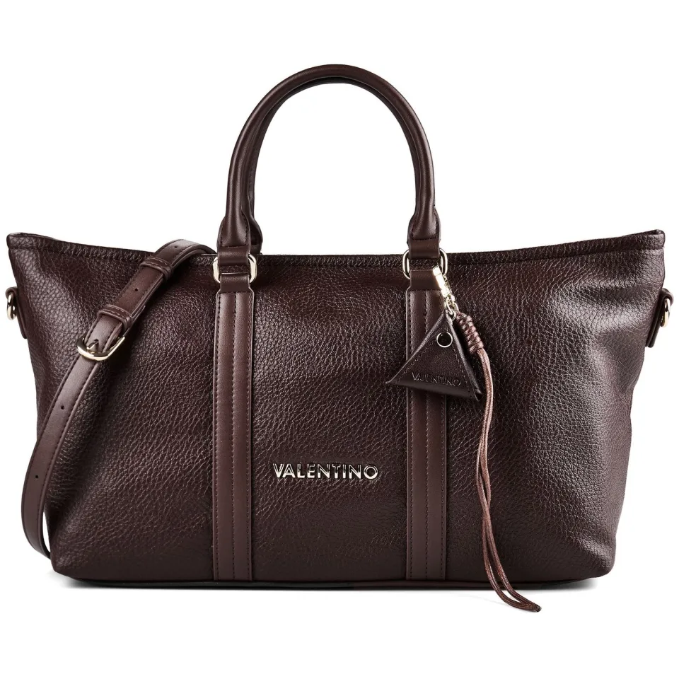 Valentino Bags Maury shopper met afneembare schouderband donkerbruin, foto 3