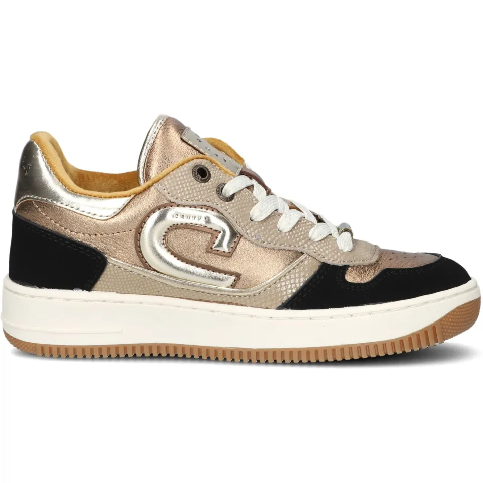 Cruyff Campo Low lage sneakers brons donkerbruin, foto 3