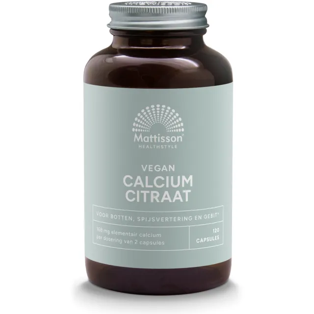 Mattisson HealthStyle calcium citraat 168 mg capsules