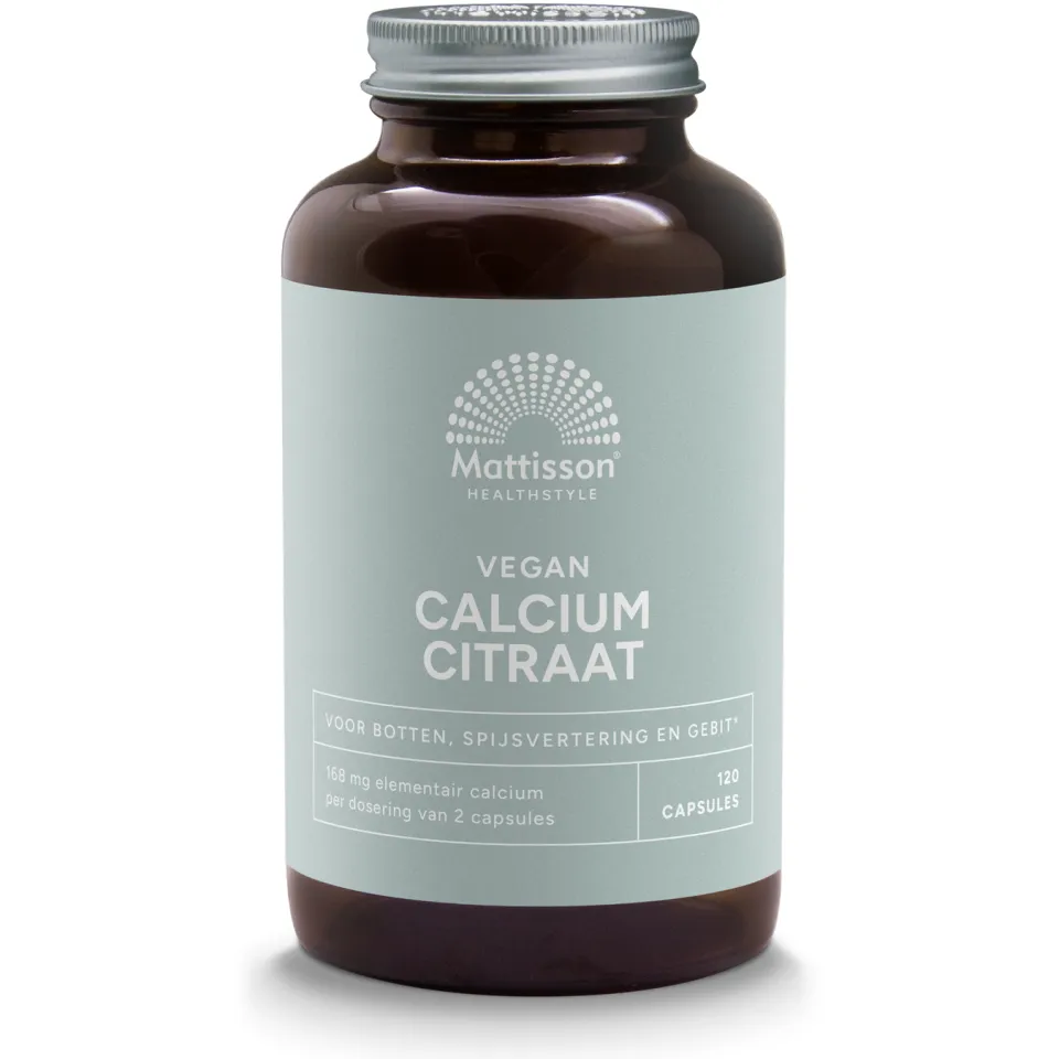 Mattisson HealthStyle calcium citraat 168 mg capsules