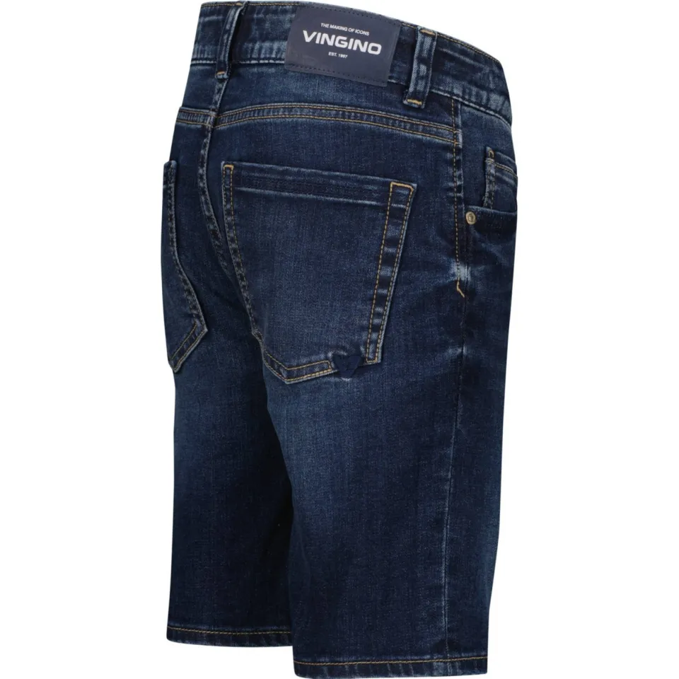 Vingino Charlie jeansshort medium blue, foto 4