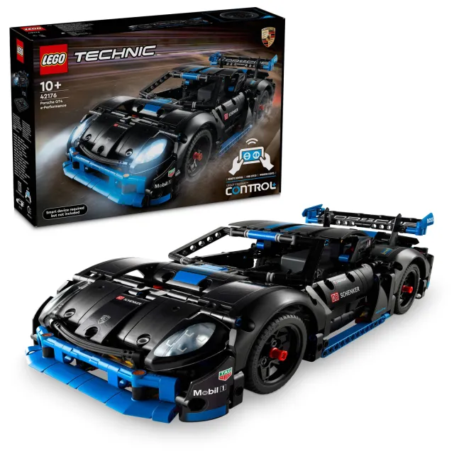 Lego Technic Porsche GT4 e-Performance racewagen, Op Afstand Bestuurbaar Auto Speelgoed 42176, foto 2