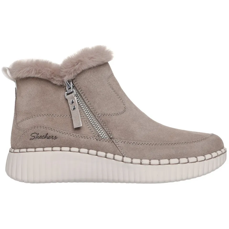 Skechers Relaxed Fit Wilshire BLVD Fresh Zip enkellaarsje taupe, foto 2