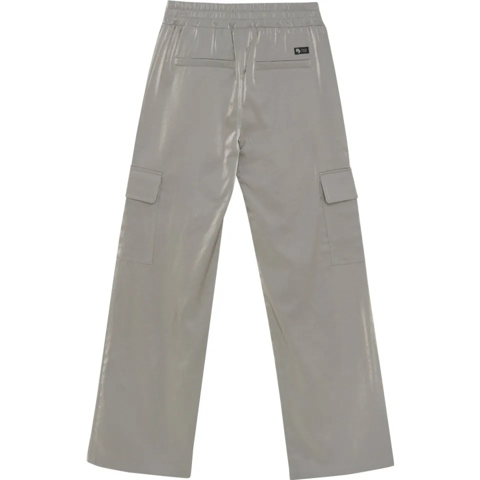 Indian Blue Jeans losse cargobroek zilver, foto 3
