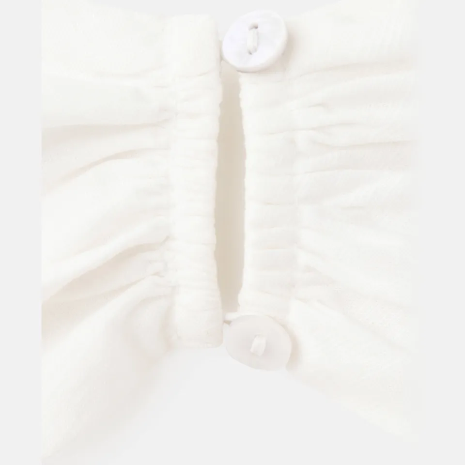 Mango Teen cropped haltertop wit, foto 5