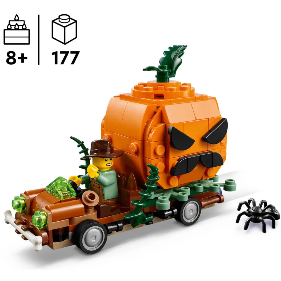 Lego Seasons and Occasions Griezelpompoentruck Halloween Bouwpakket 40822, foto 4