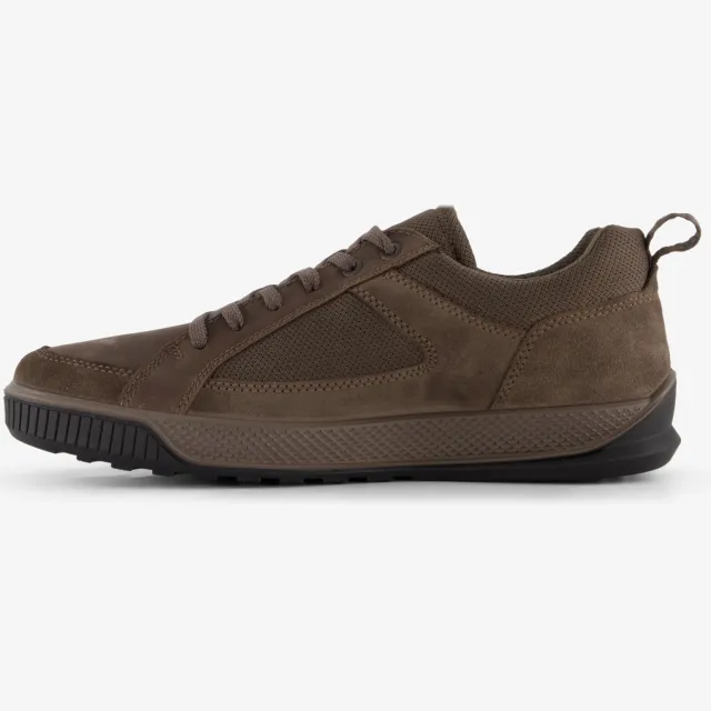 Ecco Bypath Tred suède heren veterschoenen bruin
