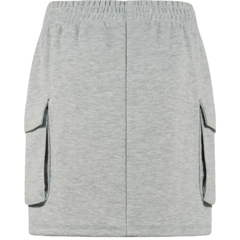 Shoeby korte cargo rok lichtgrijs, foto 3