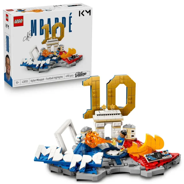 Lego Editions Sports Kylian Mbappé – Voetbalhoogtepunten Voetbal Set 43013