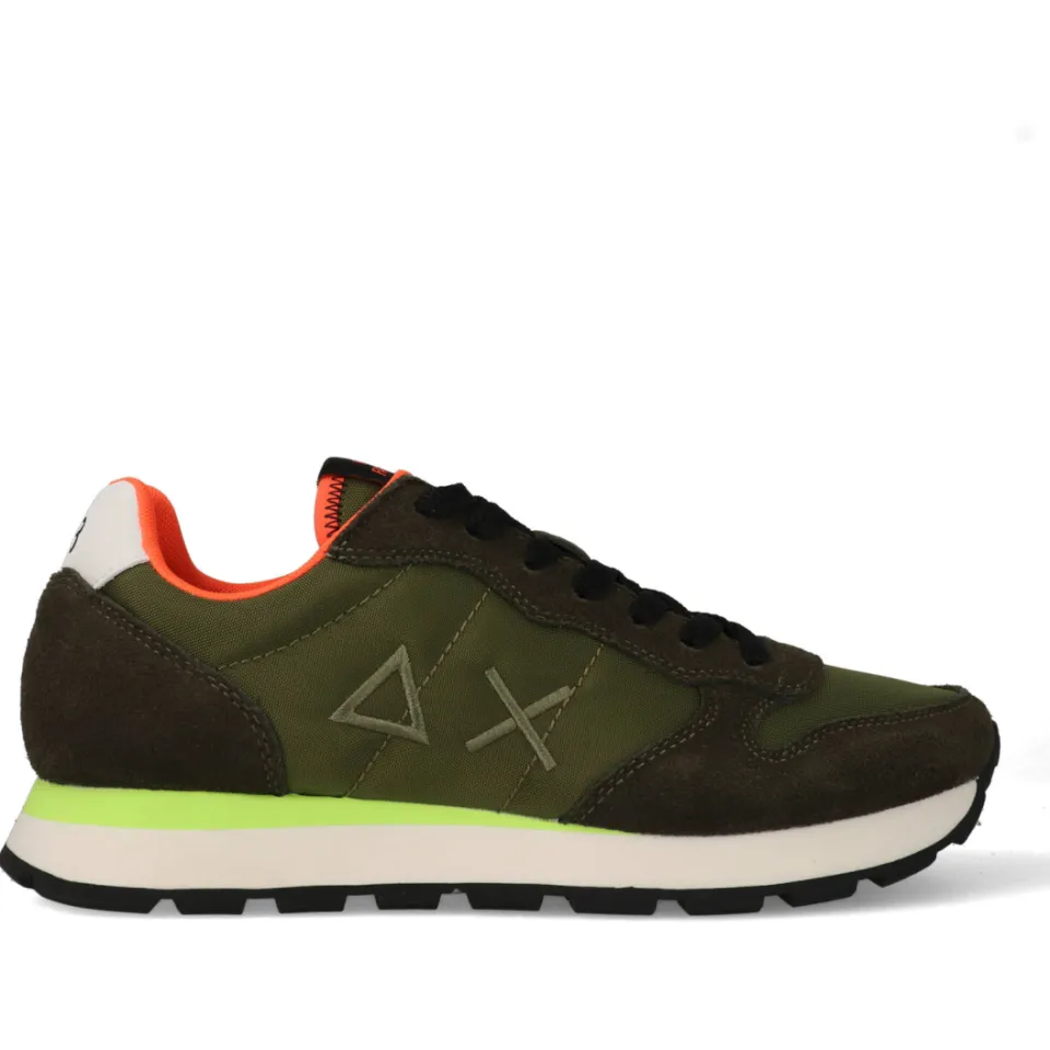 Sun68 Tom lage sneakers groen
