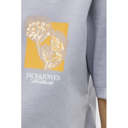 Jack & Jones T-shirt met printopdruk grijsblauw, foto 7