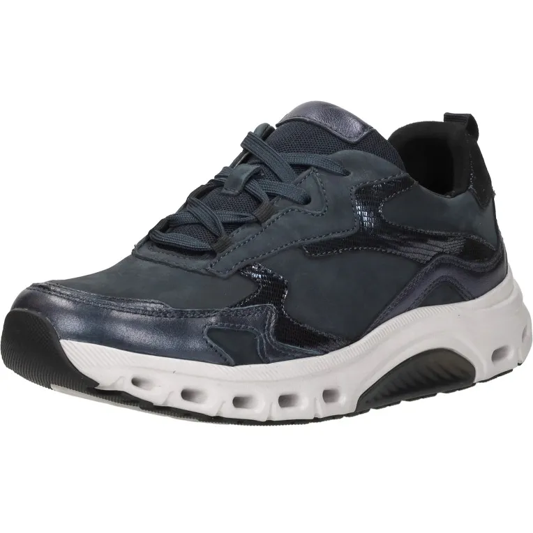 Gabor lage sneakers donkerblauw blauw, foto 3