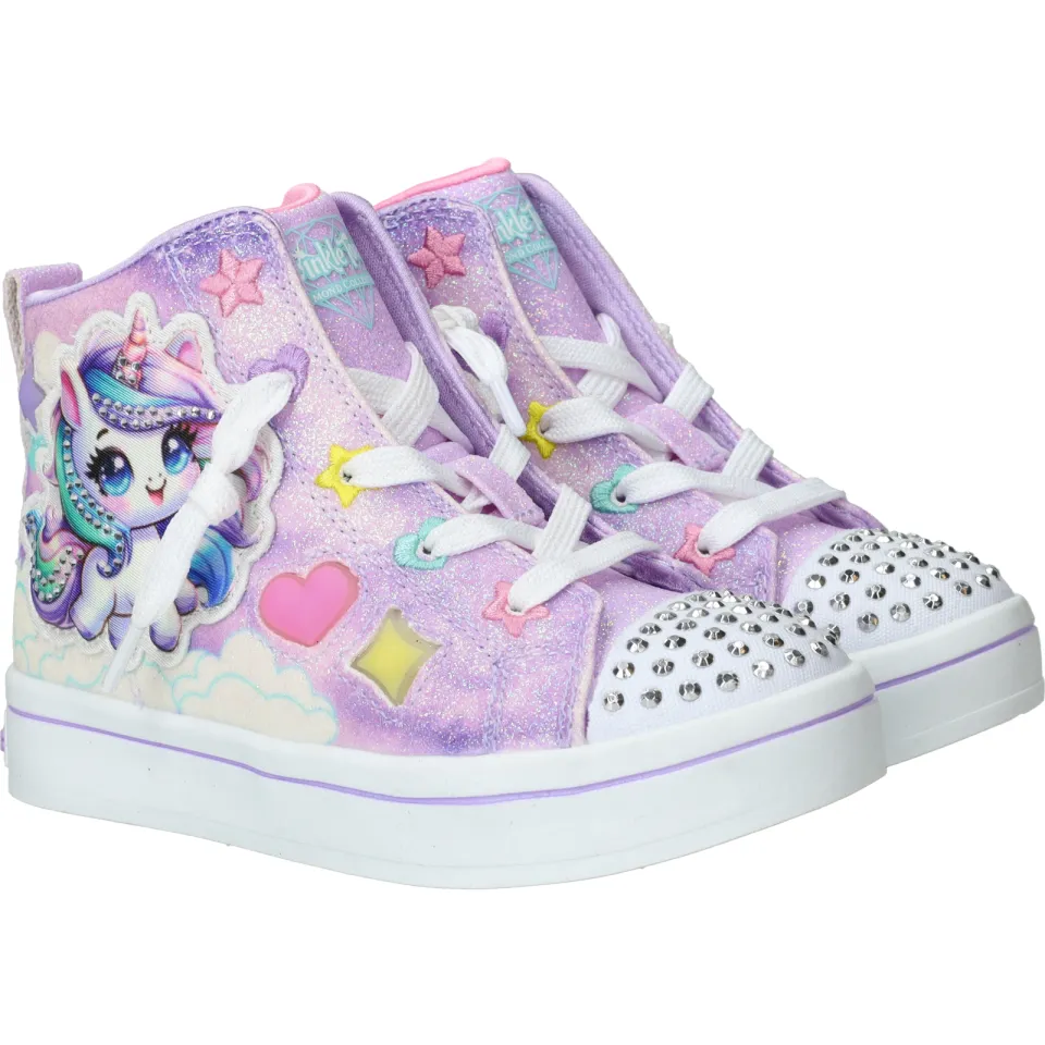 Skechers Twi-Lites 2.0 hoge sneaker lila, foto 4