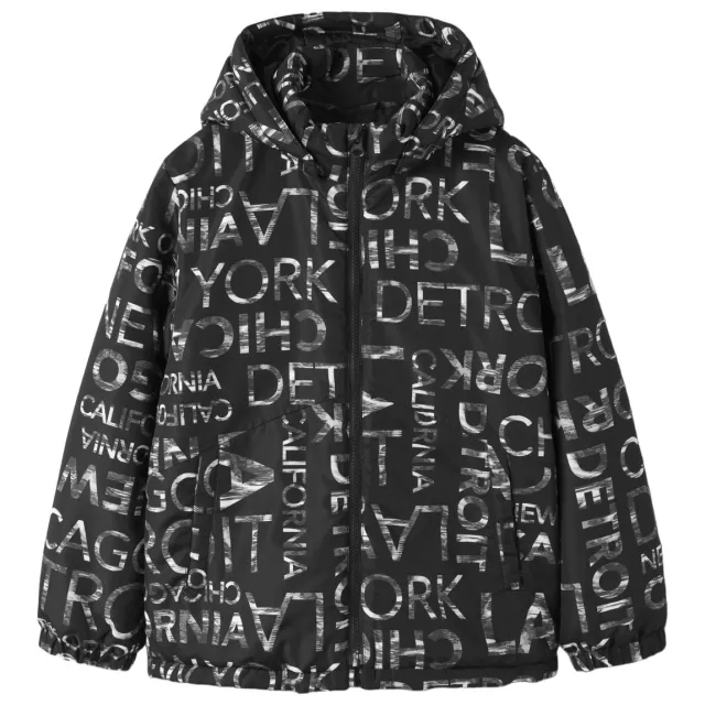 NAME IT KIDS tussenjas zwart