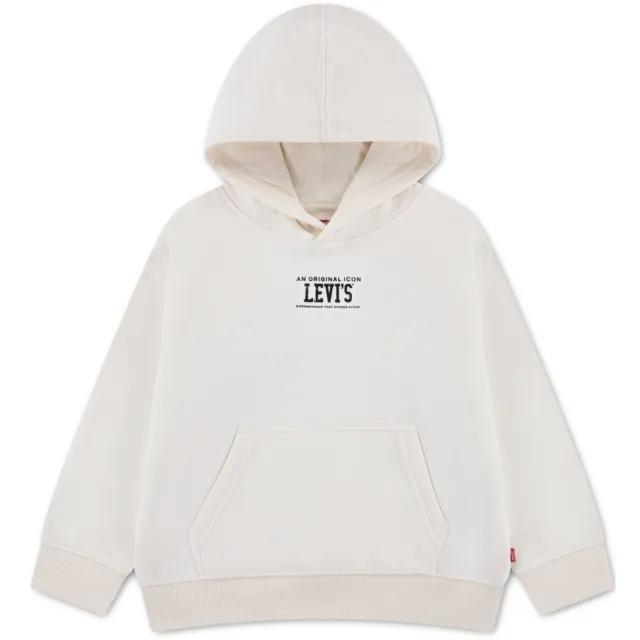 Levi's Kids hoodie met backprint - ecru, foto 2