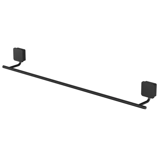 Geesa Handdoekrek Geesa Topaz 60cm Minimalistisch Mat Zwart