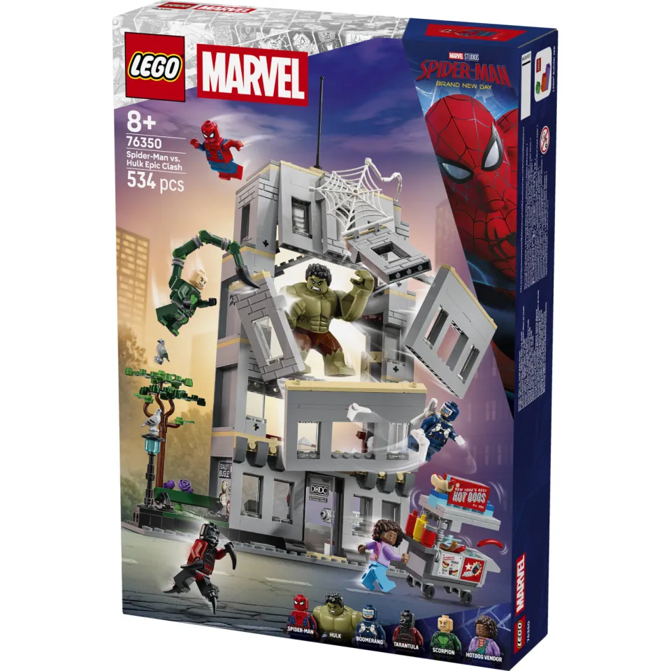Lego Marvel Spider-Man Spider-Man vs. Hulk ultieme confrontatie 76350, foto 5
