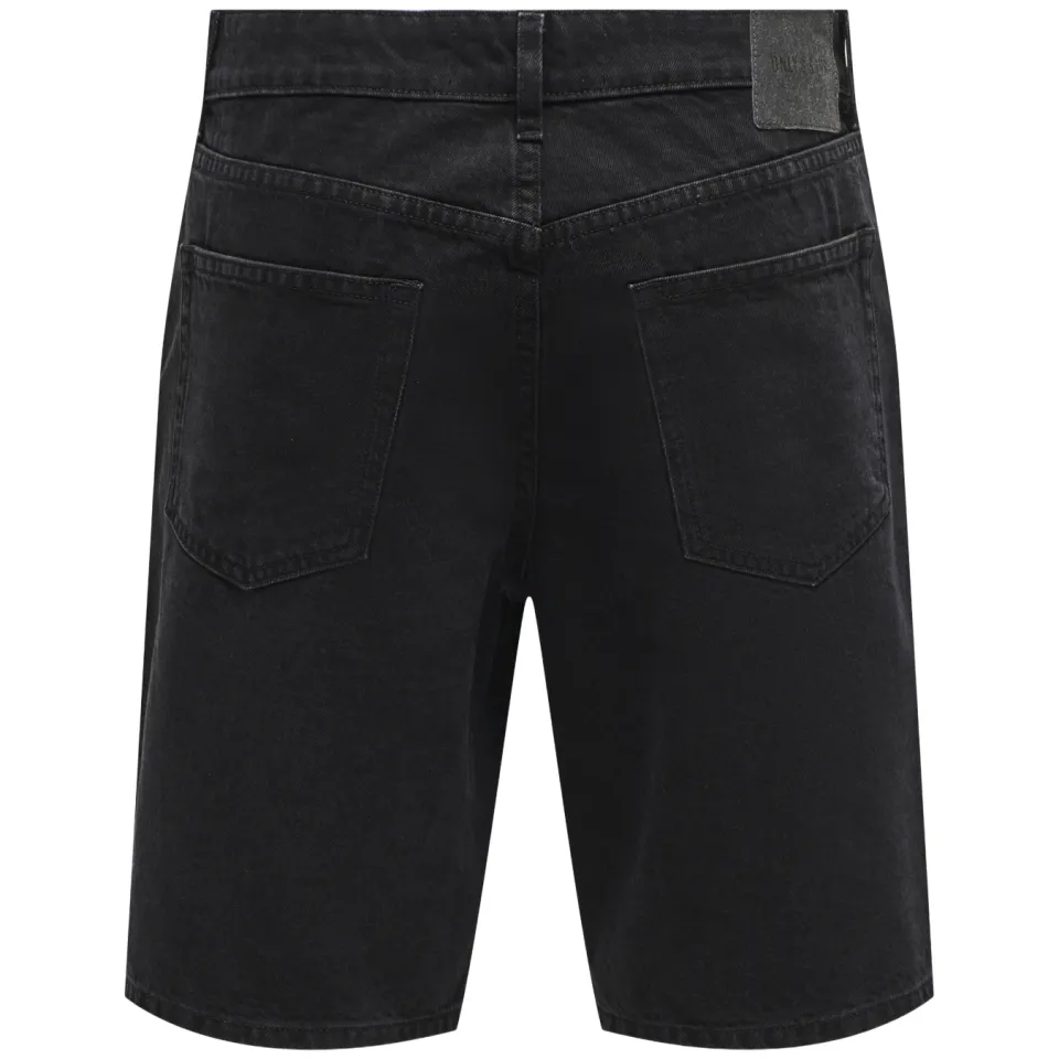 Only & Sons ONSFADE jeansshort zwart, foto 4