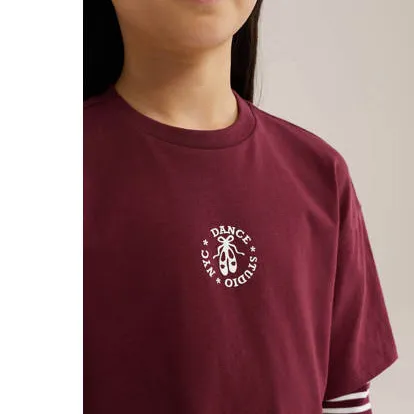 WE Fashion T-shirtjurk donkerrood, foto 5