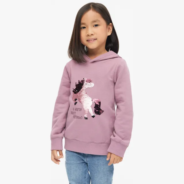 s.Oliver hoodie met print - roze