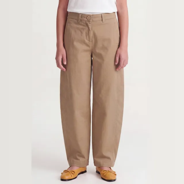 JJXX GIRL barrel casual broek lichtbruin, foto 6
