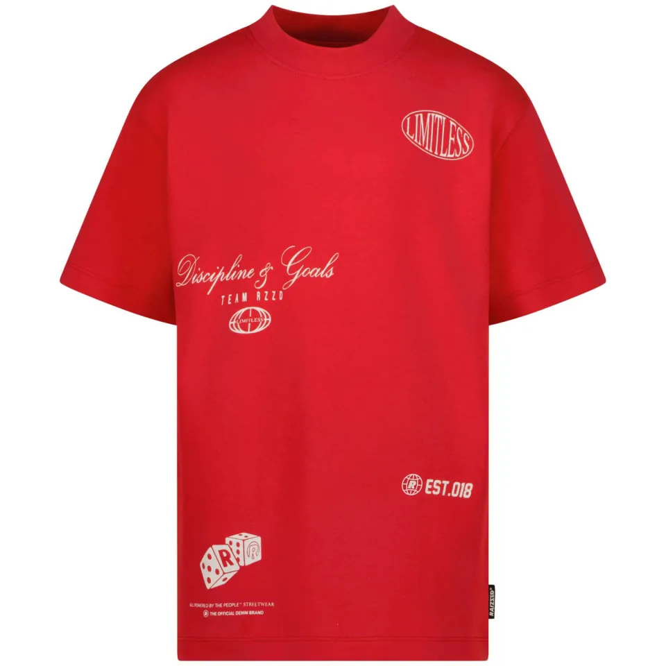Raizzed T-shirt rood, foto 2