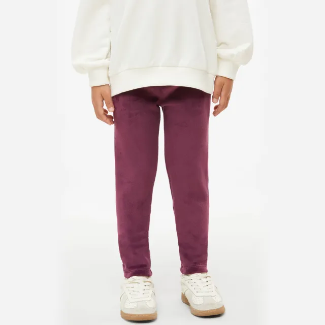 S.Oliver suède legging bordeauxrood, foto 4