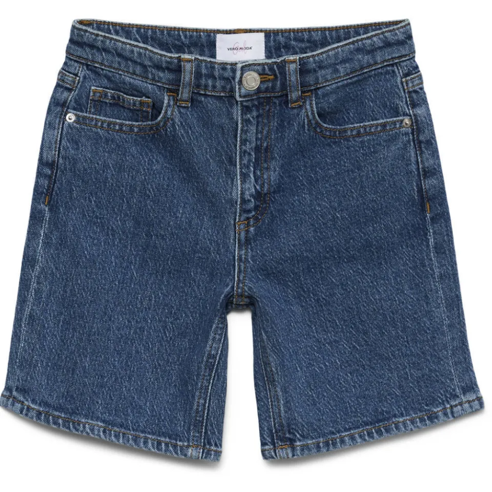 Vero Moda jeansshort medium blue denim, foto 2