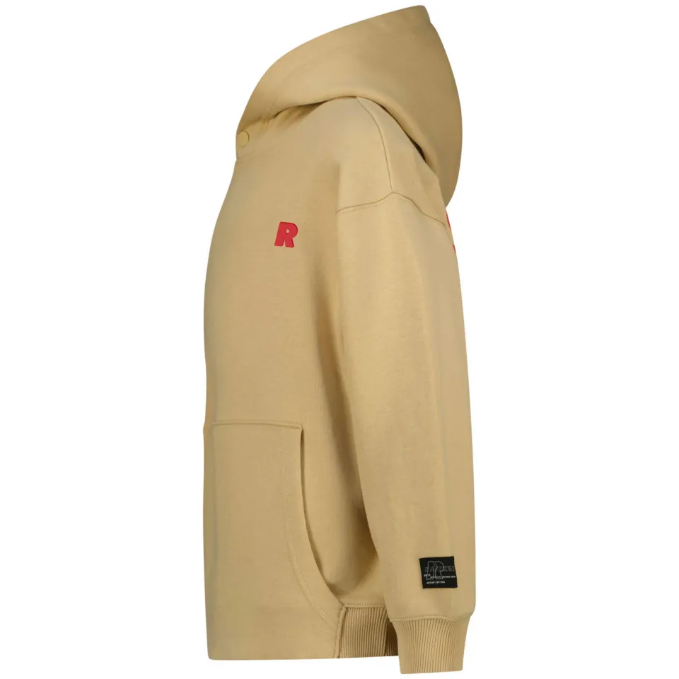 Raizzed hoodie met backprint beige, foto 4