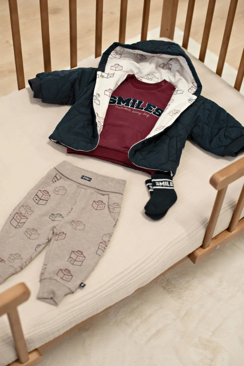 Feetje sweater Built for Fun met tekst - bordeaux, foto 5