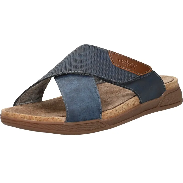 Rieker Open Teen slippers blauw, foto 2
