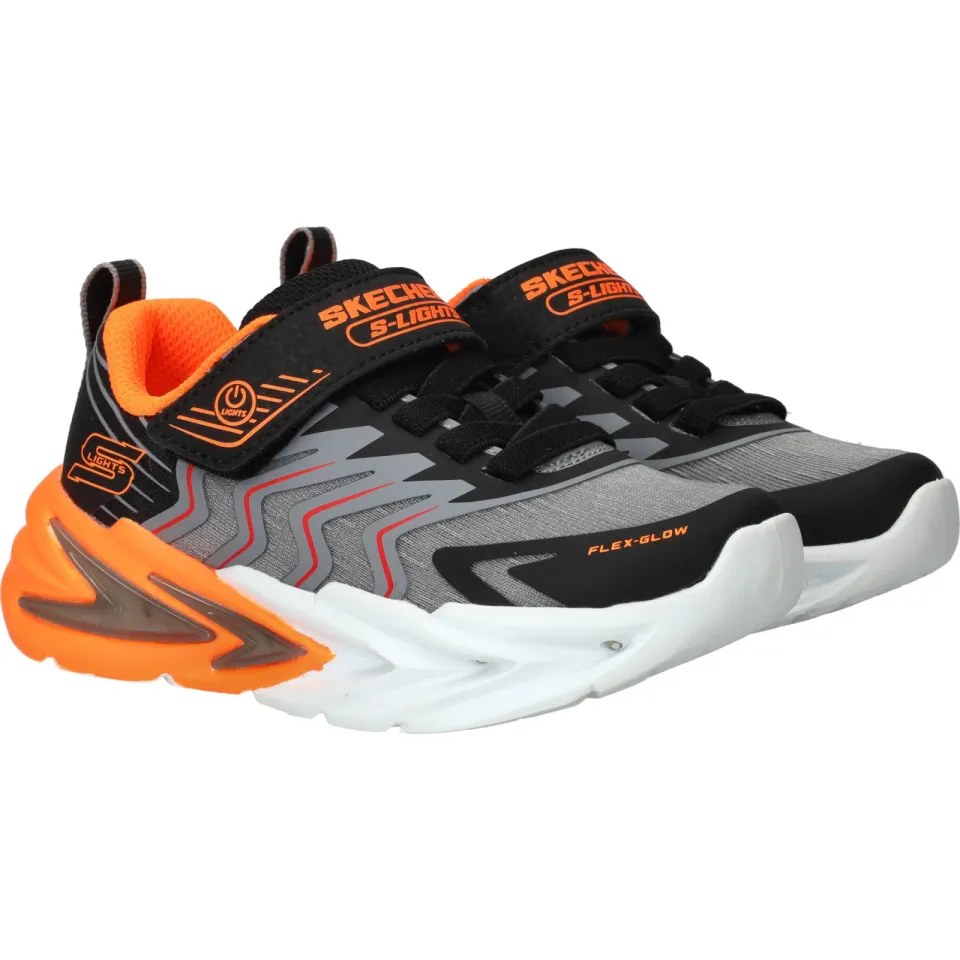 Skechers Flex-glow Ultra lage sneakers grijs, foto 3