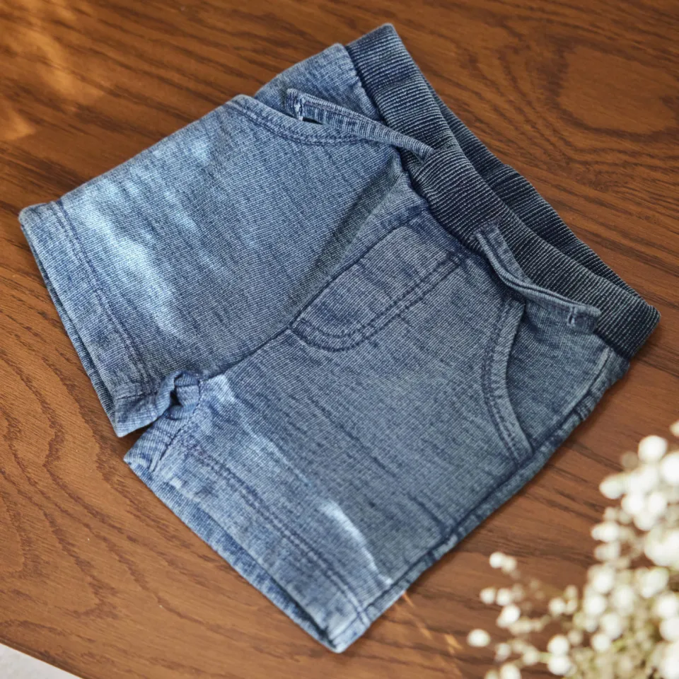 Dirkje denim short blauw, foto 6
