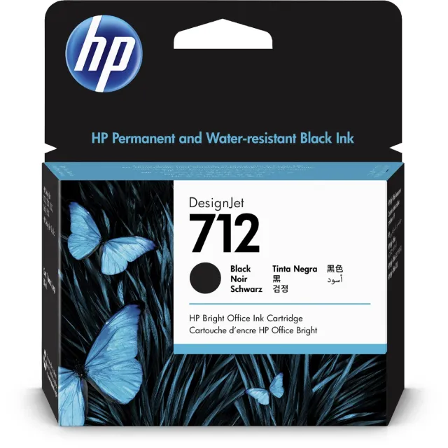 Hp 712 (3ED71A) Inktcartridge Zwart, foto 2
