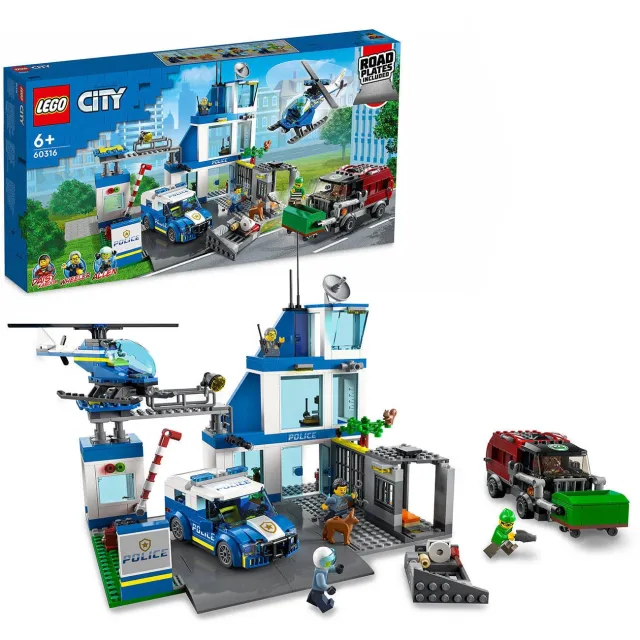 Lego City Politiebureau Helikopter Speelgoed Set 60316