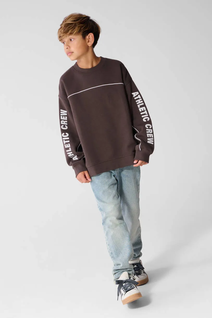 Shoeby sweater met tekst - bruin, foto 6