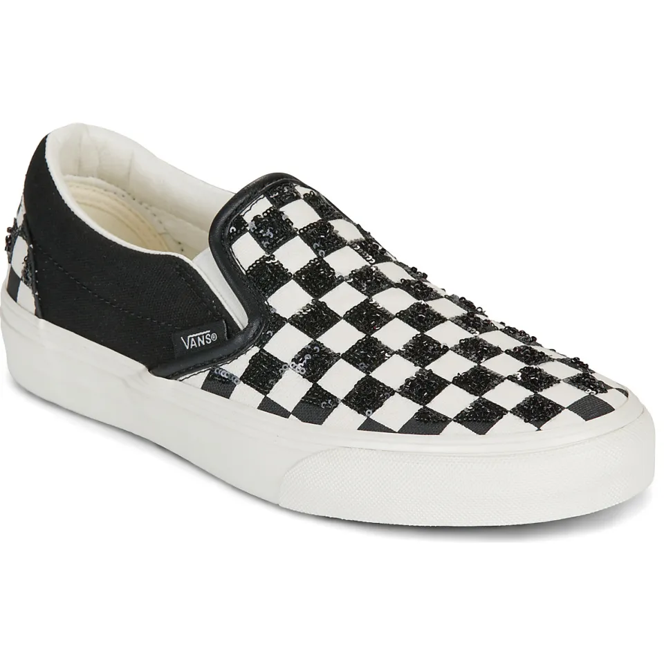 Vans Slip-On Checkerboard katoenen geruite sneakers - zwart/wit, foto 2