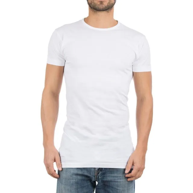 Alan Red T-shirt Alan Red Derby Extra Lange T-shirts Wit (2Pack)