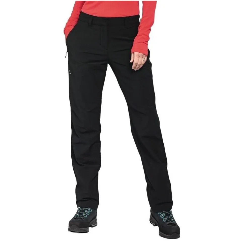 Schöffel Engadin1 Warm trekkingbroek zwart