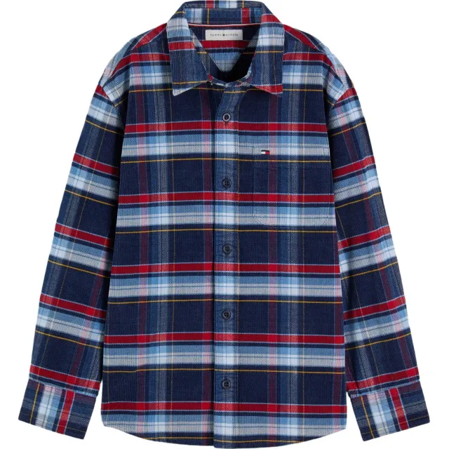 Tommy Hilfiger geruit overhemd - blauw/rood