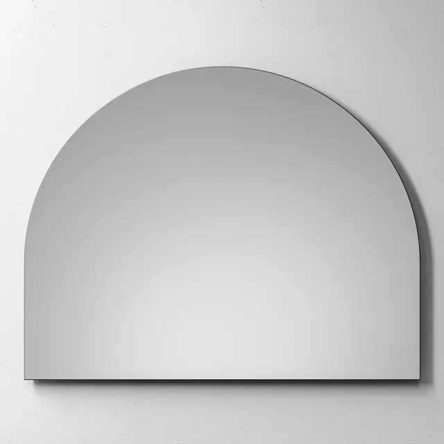 Sanitop Arch halfronde spiegel LED aluminium