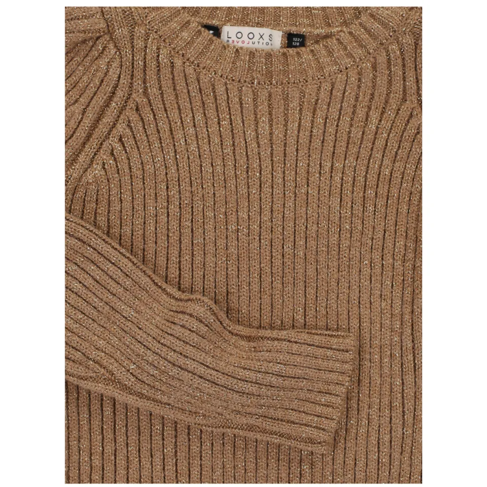 LOOXS 10sixteen sweater goud met glitter, foto 4