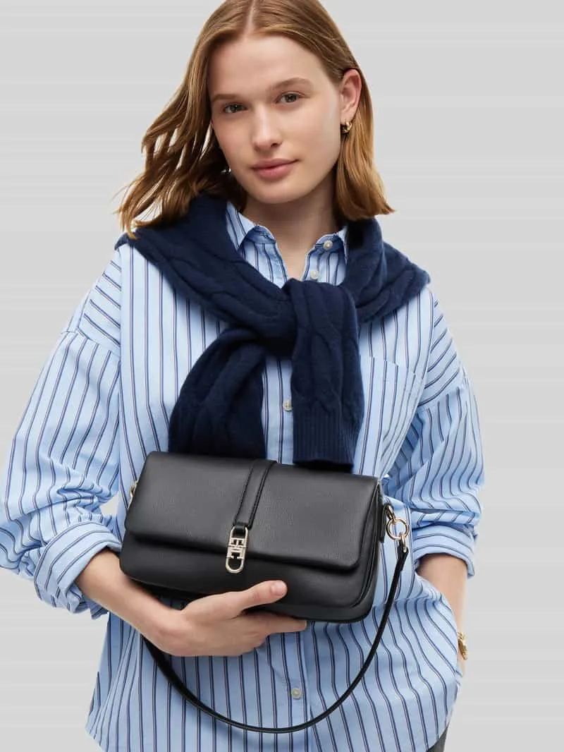 Tommy Hilfiger Th Libre crossover handtas zwart, foto 4