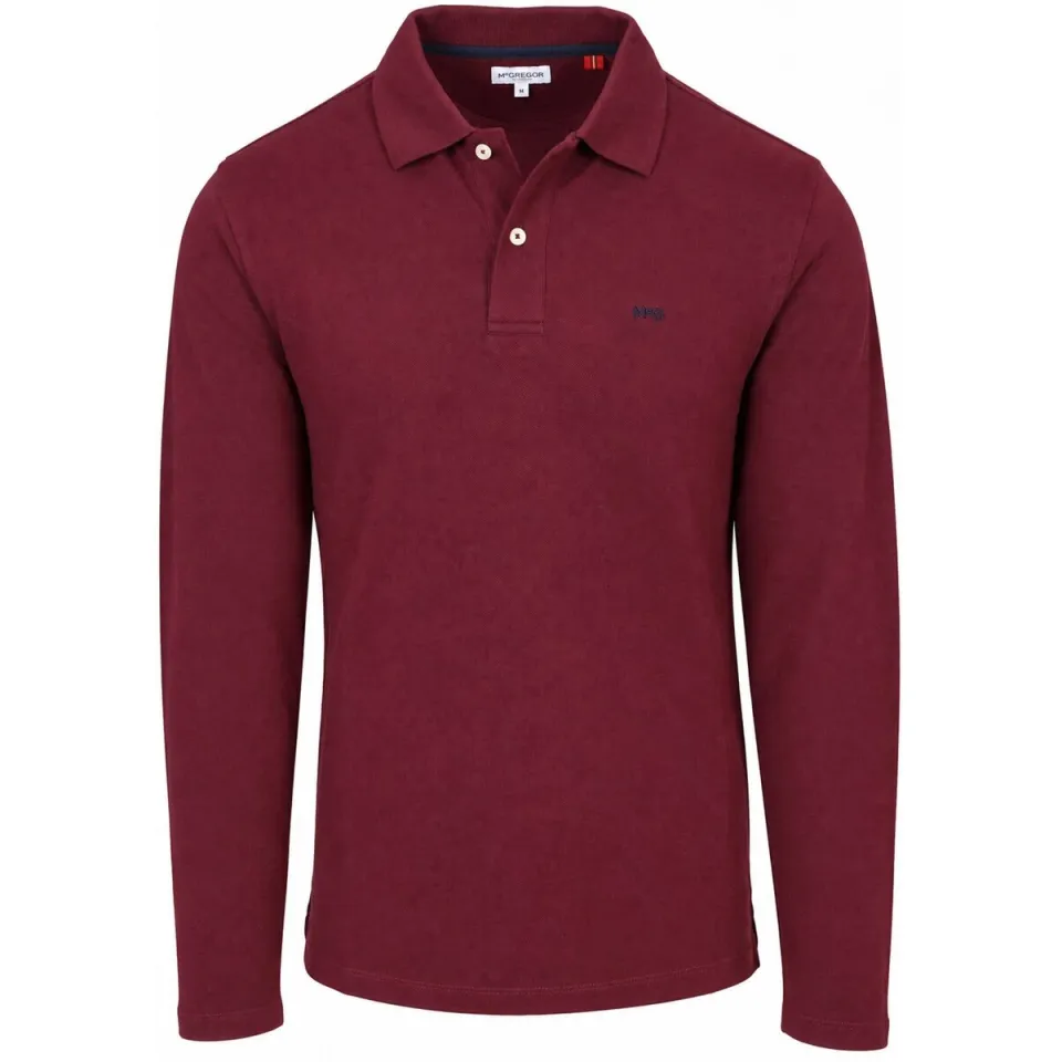 McGregor regular fit polo - donkerrood, foto 2